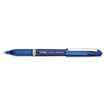 Pentel® Energel Nv Gel Pen, Stick, Fine 0.5 Mm Needle Tip, Black Ink, Gray Barrel, Dozen freeshipping - TVN Wholesale